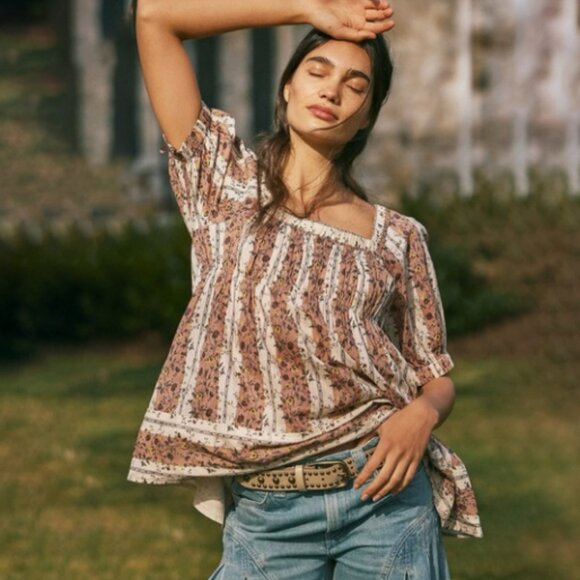 Free People Tops - Free People Vintage‎ Lover Blouse Small
